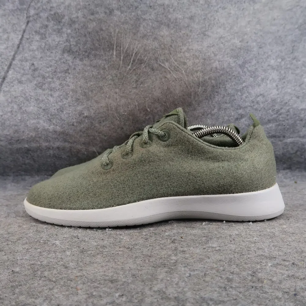 Allbirds Shoes Mens 9 Sneaker Lifestyle Wool Runner Trainer Green Casual Comfort